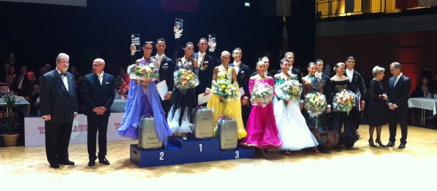 Siegerehrung Dt. Meisterschaft Standard 2012